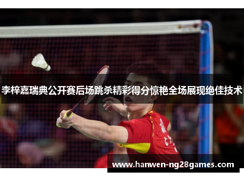 李梓嘉瑞典公开赛后场跳杀精彩得分惊艳全场展现绝佳技术